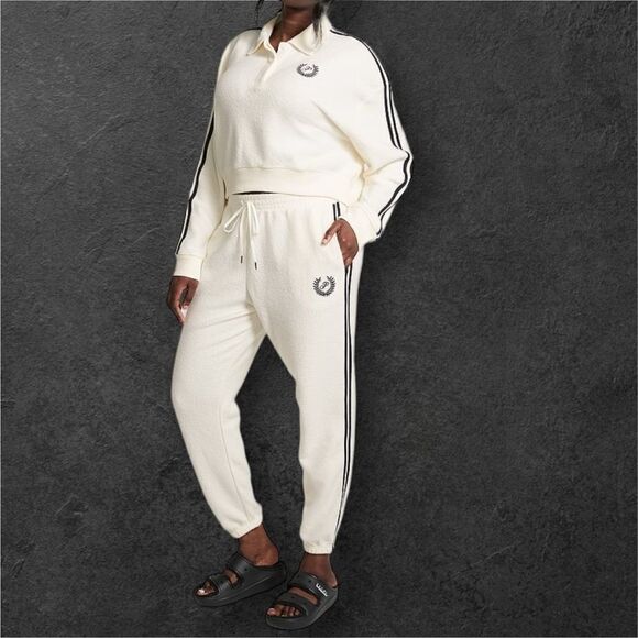 Victoria’s Secret PINK Women’s Reverse Fleece High Waist Gym Pants in Size XL - Picture 2 of 5